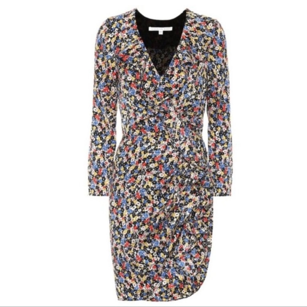 - Veronica Beard -Minna Floral Silk Mini Dress(2) - Picture 3 of 7